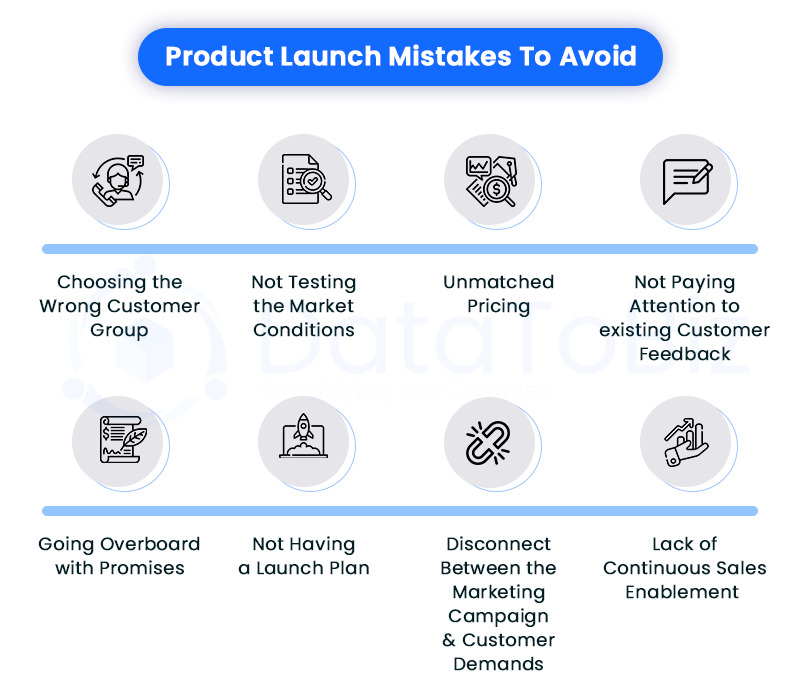 Product launch mistakes to avoid